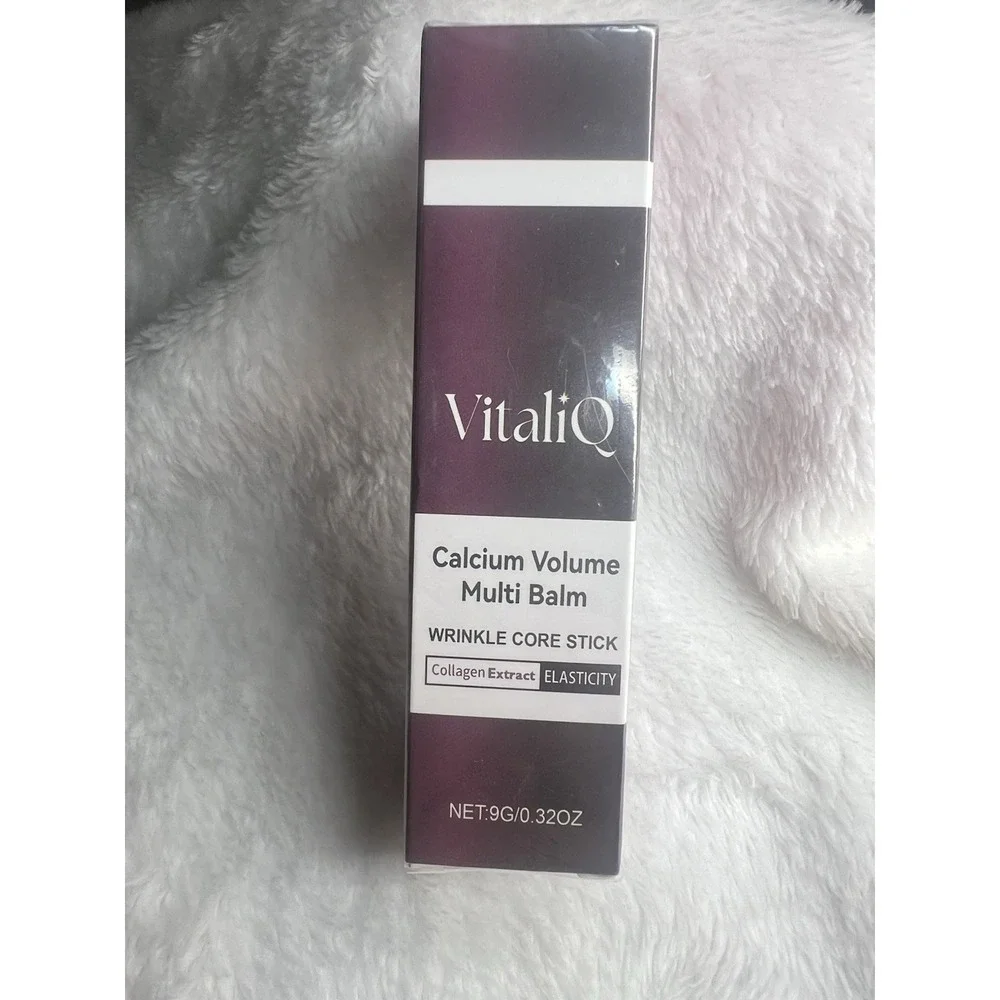 VitalQ Calcium Volume Multi Balm Stick Hydrating Firming Collagen 0.32 oz
